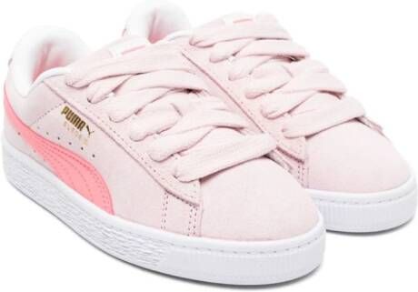 Puma Kids XL suède sneakers Roze