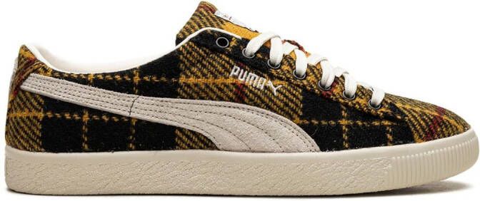 PUMA VTG Harris tweed "Frosted Ivory Yellow" sneakers Geel