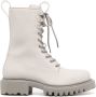 Rains Show combat boots met veters Wit - Thumbnail 1