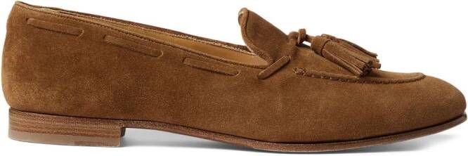 Ralph Lauren Collection Quillis loafers met ronde neus Bruin