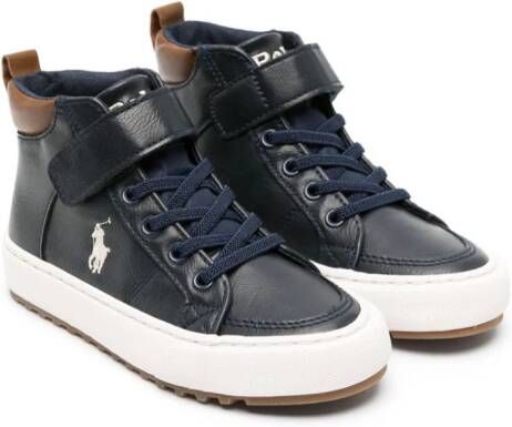 Ralph Lauren Kids High-top sneakers Blauw