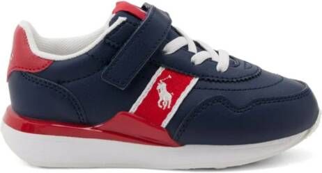 Ralph Lauren Kids Sneakers met vlakken en logo Blauw