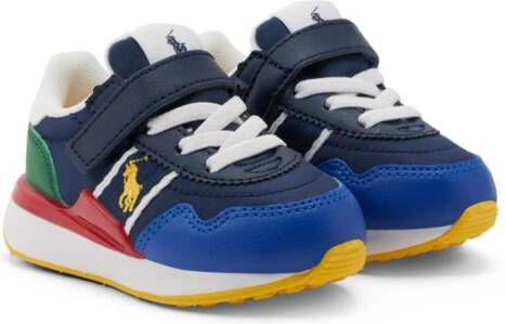 Ralph Lauren Kids Sneakers met vlakken Blauw