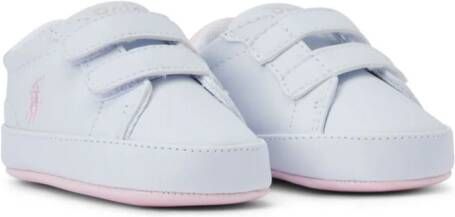 Ralph Lauren Kids Polo Pony sneakers met klittenband Blauw