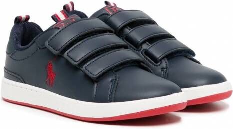 POLO RALPH LAUREN KIDS Sneakers met klittenband Blauw