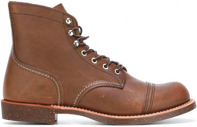 Red Wing Shoes enkellaarzen met veters Bruin