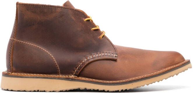 Red Wing Shoes Weekender Chukka enkellaarzen Bruin