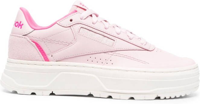 Reebok Club C Double Geo low-top sneakers Roze