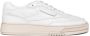 Reebok Witte Leren Sneakers Ronde Neus Logo White - Thumbnail 2