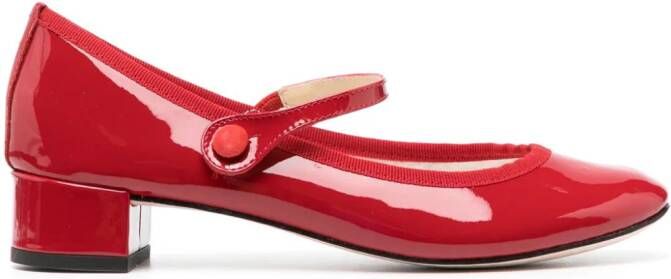 Repetto Lio Mary Jane leren pumps Rood