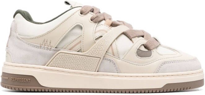 Represent Sneakers met vlakken Beige