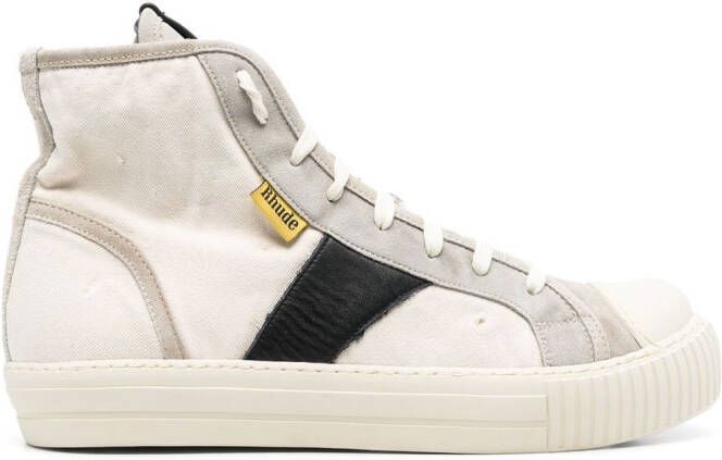 RHUDE High-top sneakers Beige