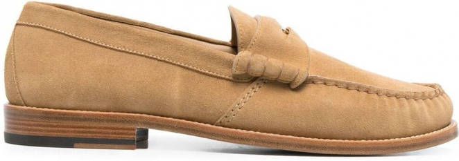 RHUDE Suède loafers Beige