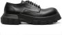 Rick Owens Bozo Tractor leren derby schoenen Zwart - Thumbnail 1