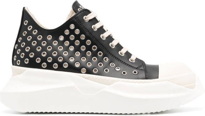 Rick Owens DRKSHDW Abstract low-top sneakers Zwart