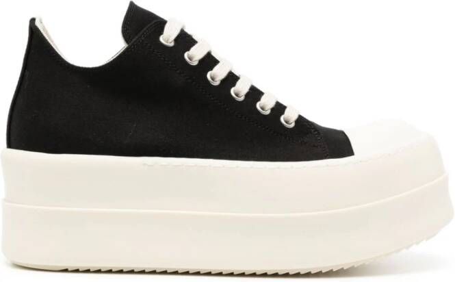 Rick Owens DRKSHDW Lido sneakers met dubbele rij knopen Grijs