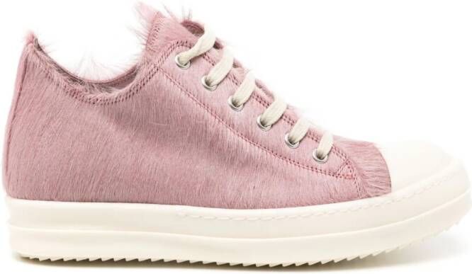 Rick Owens Sneakers met imitatiebont Roze