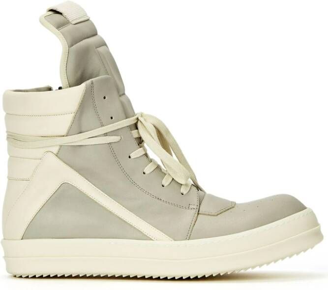 Rick Owens Geobasket high-top sneakers Beige