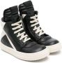 Rick Owens Kids Geobaskets leren sneakers Zwart - Thumbnail 1