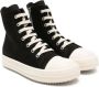 Rick Owens Kids High-top katoenen sneakers Zwart - Thumbnail 1