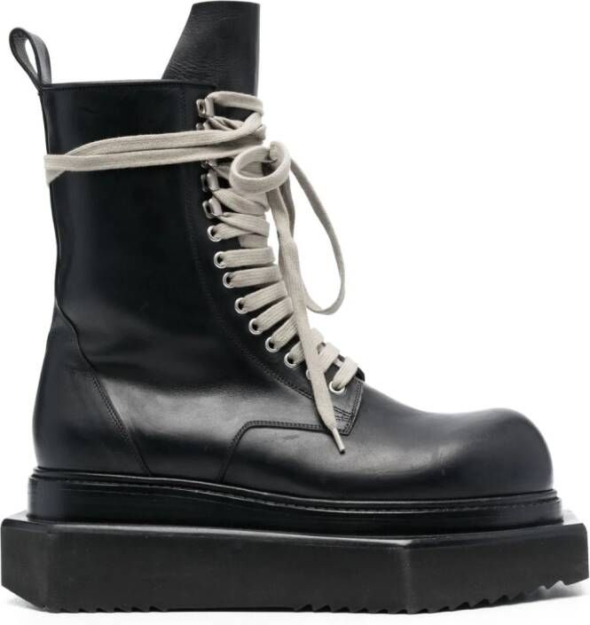 Rick Owens Turbo Cyclops veterlaarzen Zwart