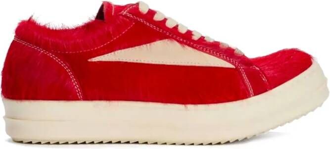 Rick Owens Vintage leren sneakers Rood