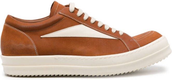 Rick Owens Vintage leren sneakers Oranje