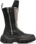 Dr. Martens x Rick Owens 1918 leren laarzen Zwart - Thumbnail 1