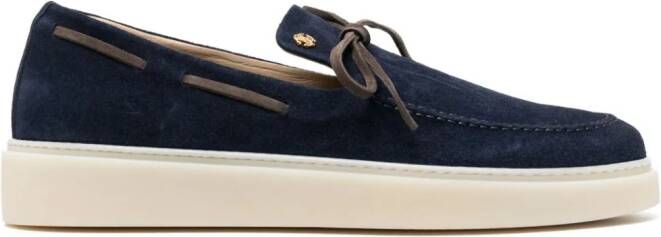 Roberto Cavalli Loafers met strikdetail Blauw