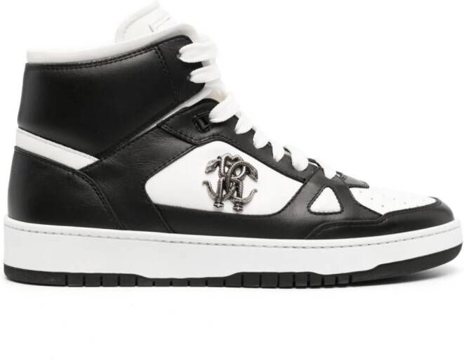 Roberto Cavalli Leren sneakers Wit