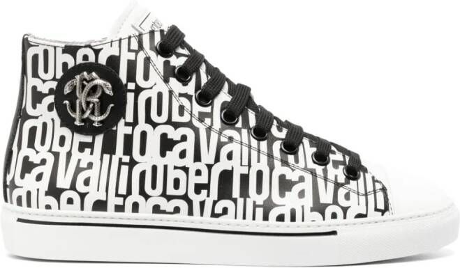 Roberto Cavalli Leren sneakers Zwart