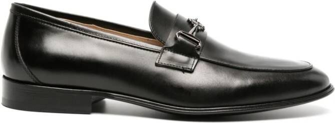 Roberto Cavalli Loafers met monogram-plakkaat Zwart