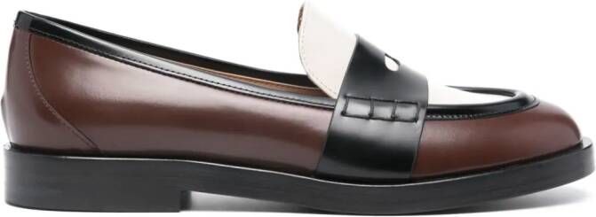 Roberto Festa Aliah leren loafers Bruin