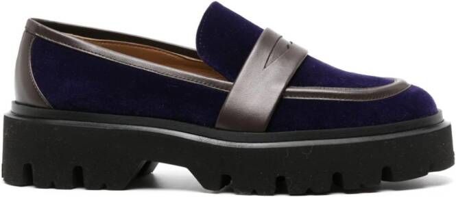 Roberto Festa Anima fluwelen loafers Paars