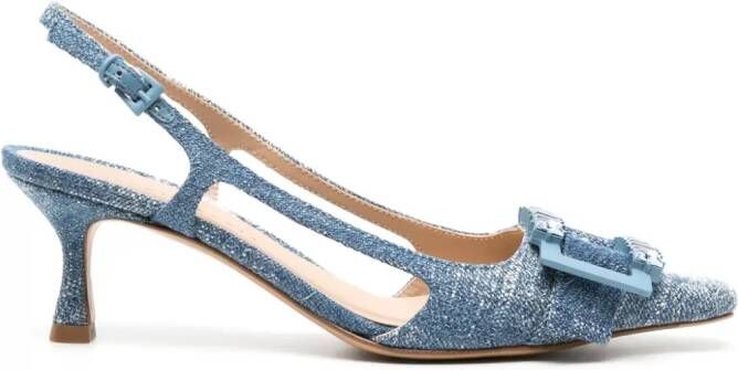 Roberto Festa Atena denim pumps Blauw