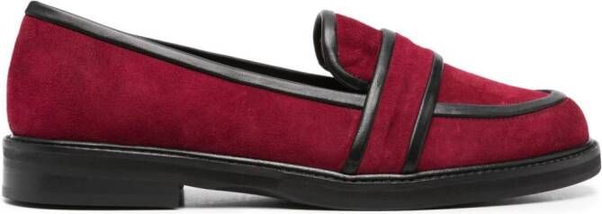 Roberto Festa Every leren loafers Rood