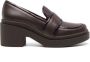 Roberto Festa Percy loafers met blokhak Bruin - Thumbnail 1