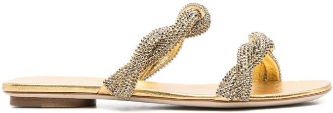 Rodo Verfraaide sandalen Goud