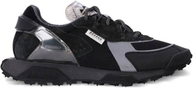 RUN OF Hunter low-top sneakers Zwart