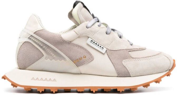 RUN OF St. Germain suède sneakers Beige