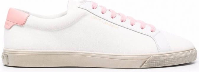 Saint Laurent Andy low-top sneakers Wit