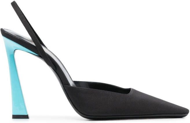 Saint Laurent Blade slingback pumps Zwart