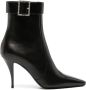 Saint Laurent Claude 90mm leren laarzen Zwart - Thumbnail 1