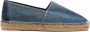 Saint Laurent Espadrilles met geborduurd logo Blauw - Thumbnail 1