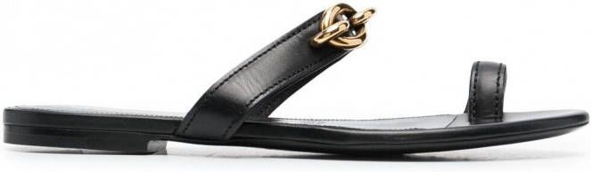 Saint Laurent Jota sandalen Zwart