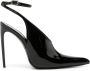 Saint Laurent Kendall 110mm pumps met gelakte afwerking Zwart - Thumbnail 1