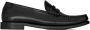 Saint Laurent Le Loafer schoenen met logoplakkaat Zwart - Thumbnail 1