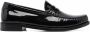 Saint Laurent Leren loafers Zwart - Thumbnail 1