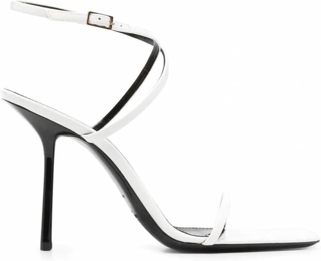 Saint Laurent Leren sandalen Wit