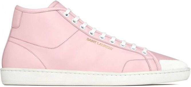 Saint Laurent Leren sneakers Roze